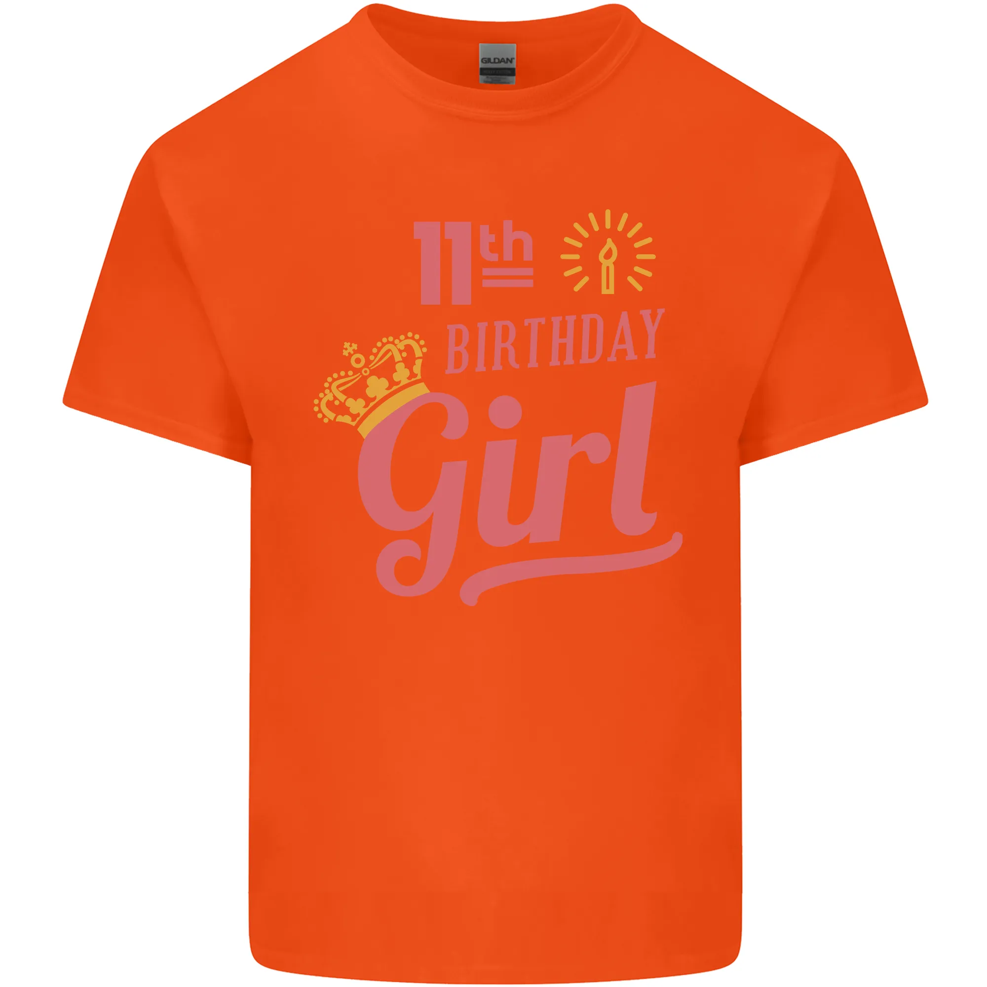 11th Birthday Girl 11 Year Old Princess Kids T-Shirt Childrens