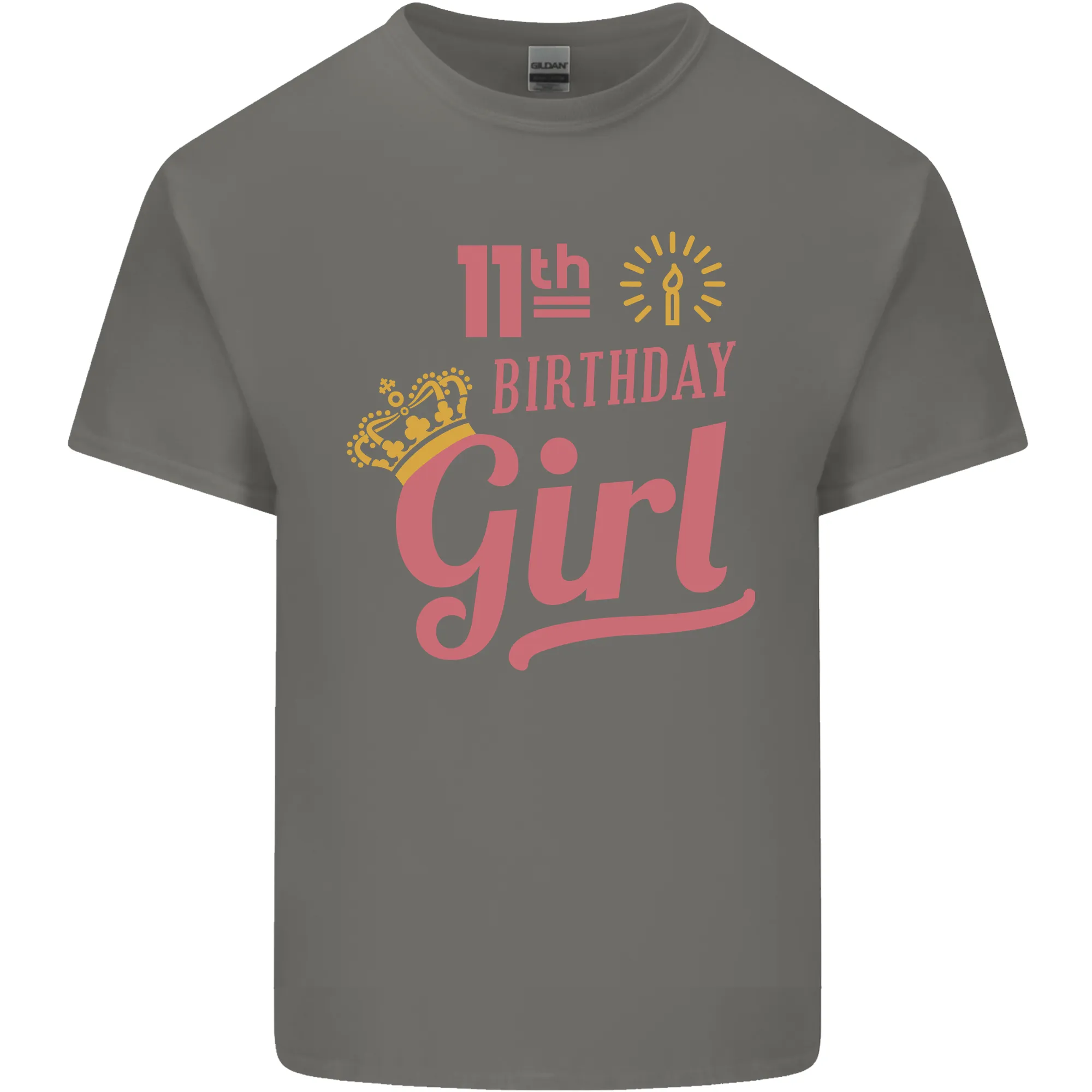 11th Birthday Girl 11 Year Old Princess Kids T-Shirt Childrens