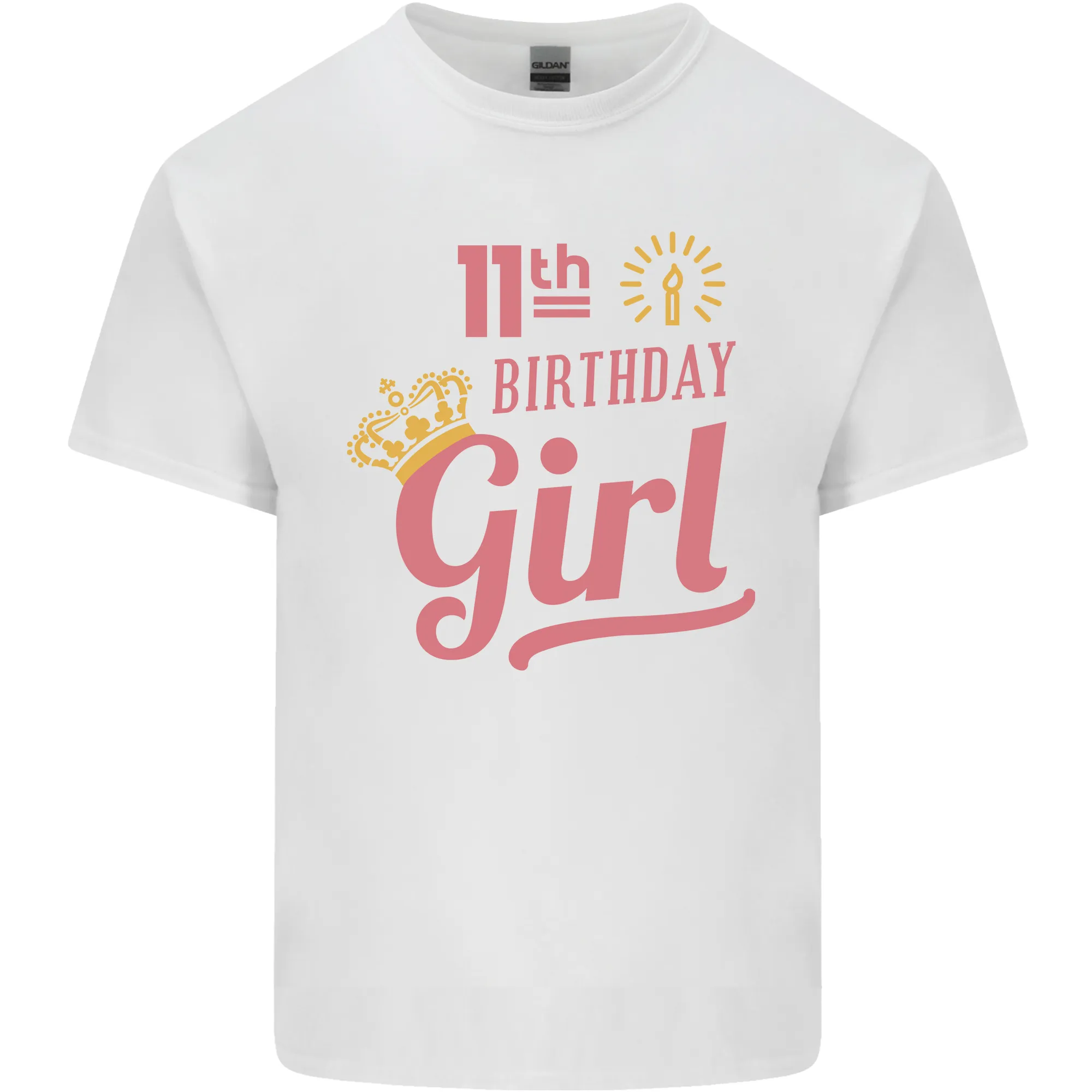 11th Birthday Girl 11 Year Old Princess Kids T-Shirt Childrens