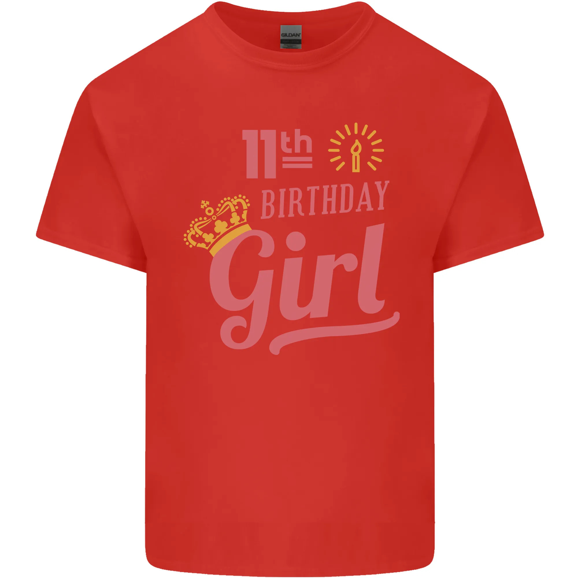 11th Birthday Girl 11 Year Old Princess Kids T-Shirt Childrens