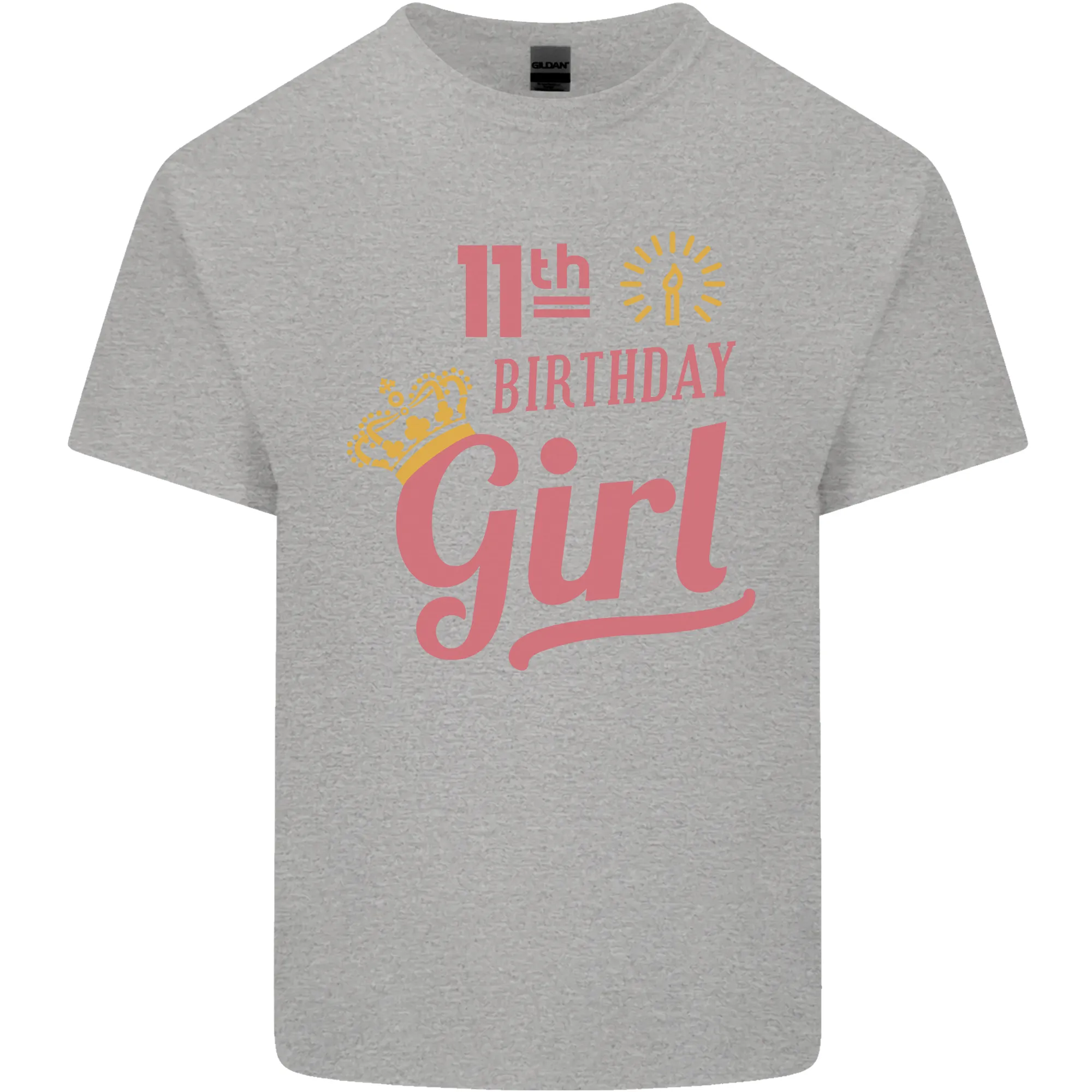 11th Birthday Girl 11 Year Old Princess Kids T-Shirt Childrens