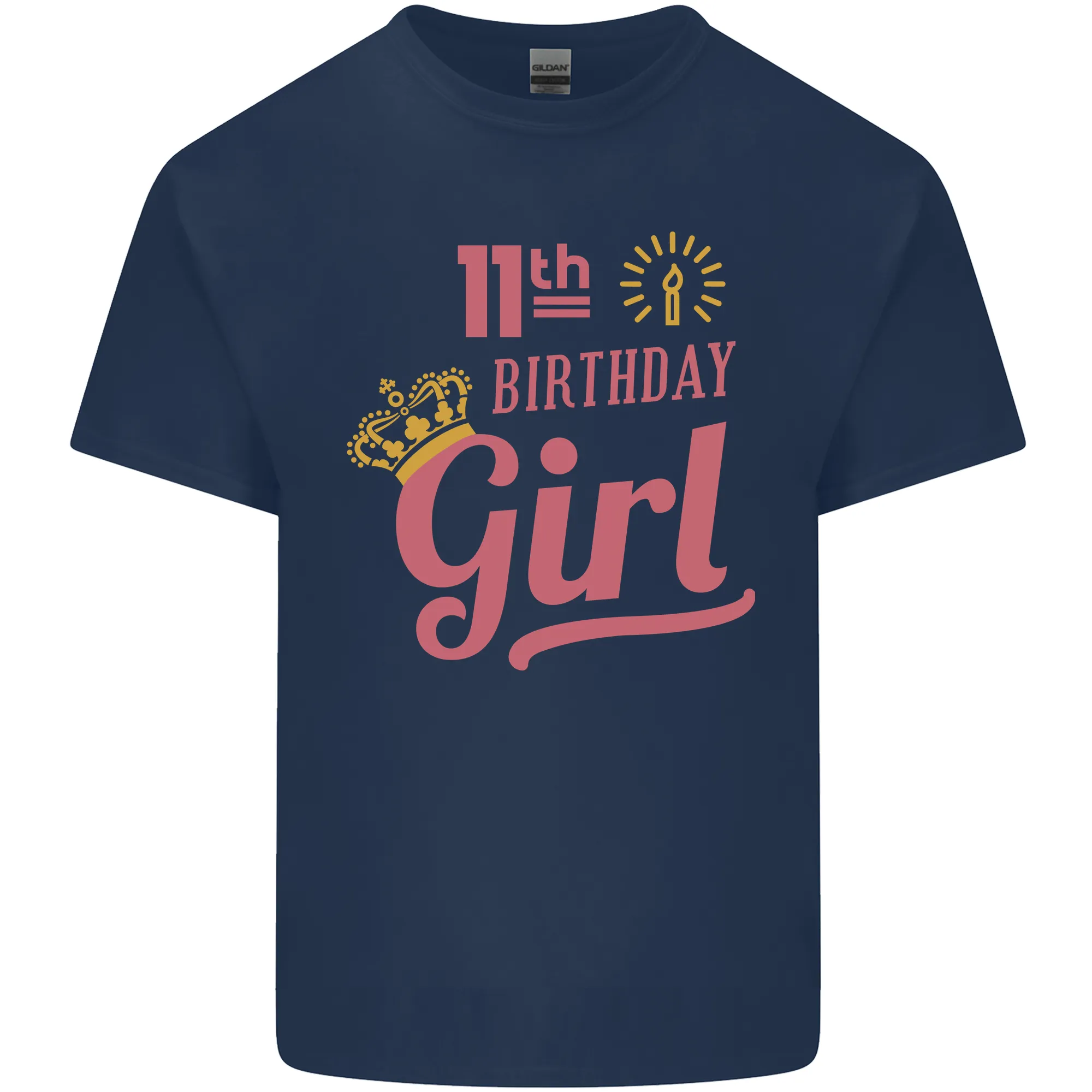 11th Birthday Girl 11 Year Old Princess Kids T-Shirt Childrens