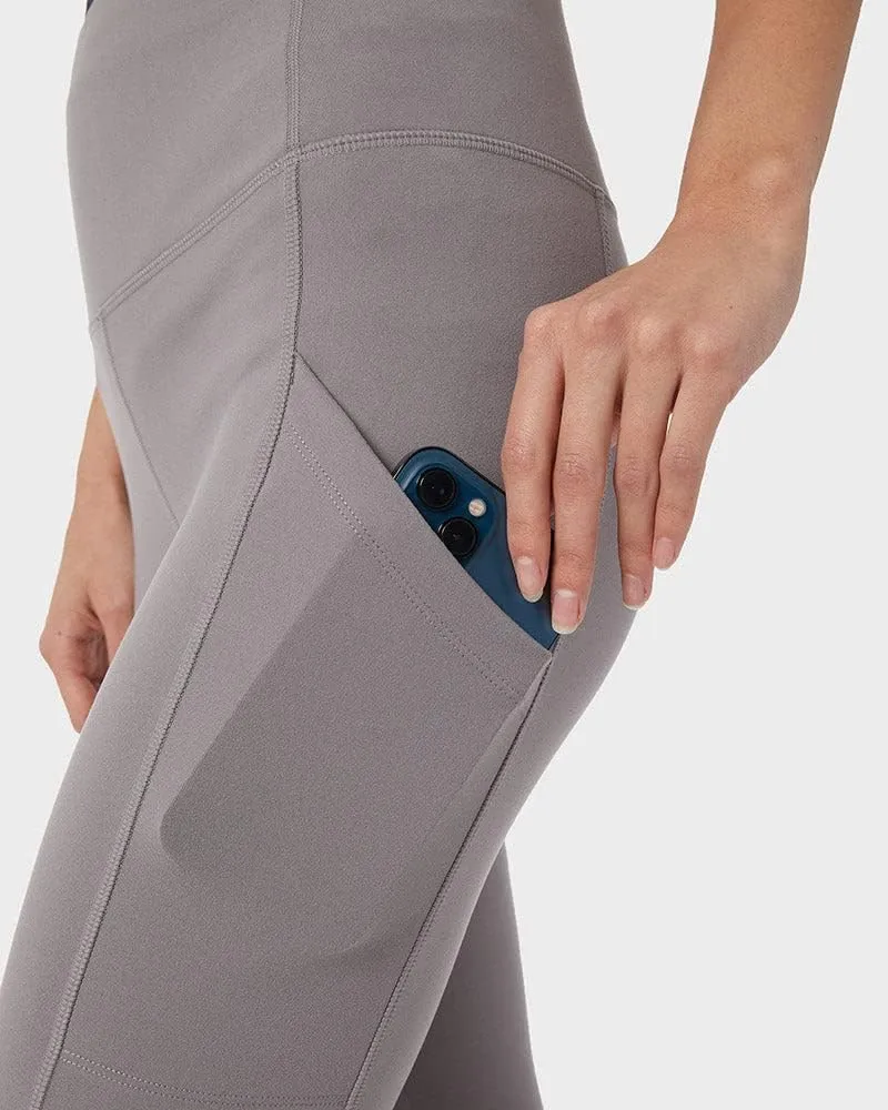 32 Degrees Womens 7/8 High Waist Yoga Pants with Pockets | Workout Athletic Leggings