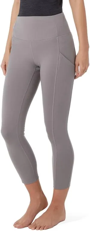 32 Degrees Womens 7/8 High Waist Yoga Pants with Pockets | Workout Athletic Leggings