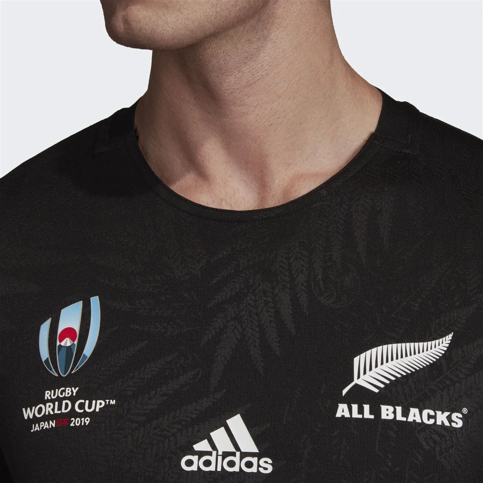 adidas All Blacks Rugby World Cup Y-3 Home Performance Jersey - Black