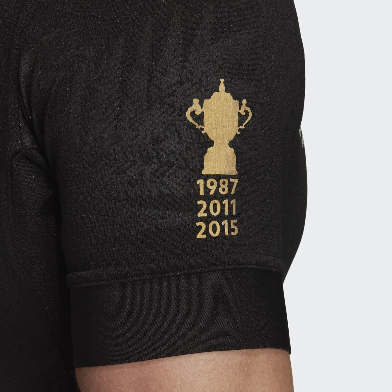 adidas All Blacks Rugby World Cup Y-3 Home Performance Jersey - Black