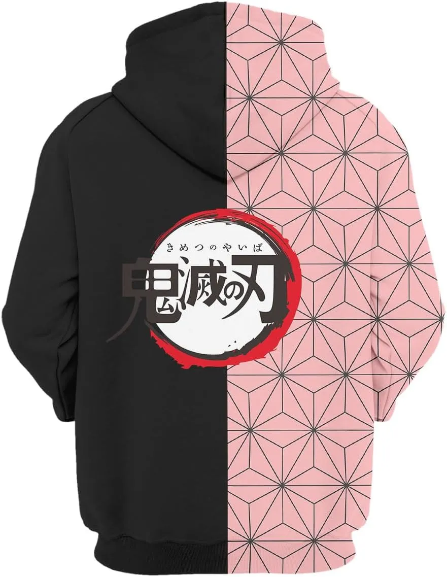 Anime Hoodie And Sweatpants Suit Pullover Sweatshirt 2 Piece Set For Men Women