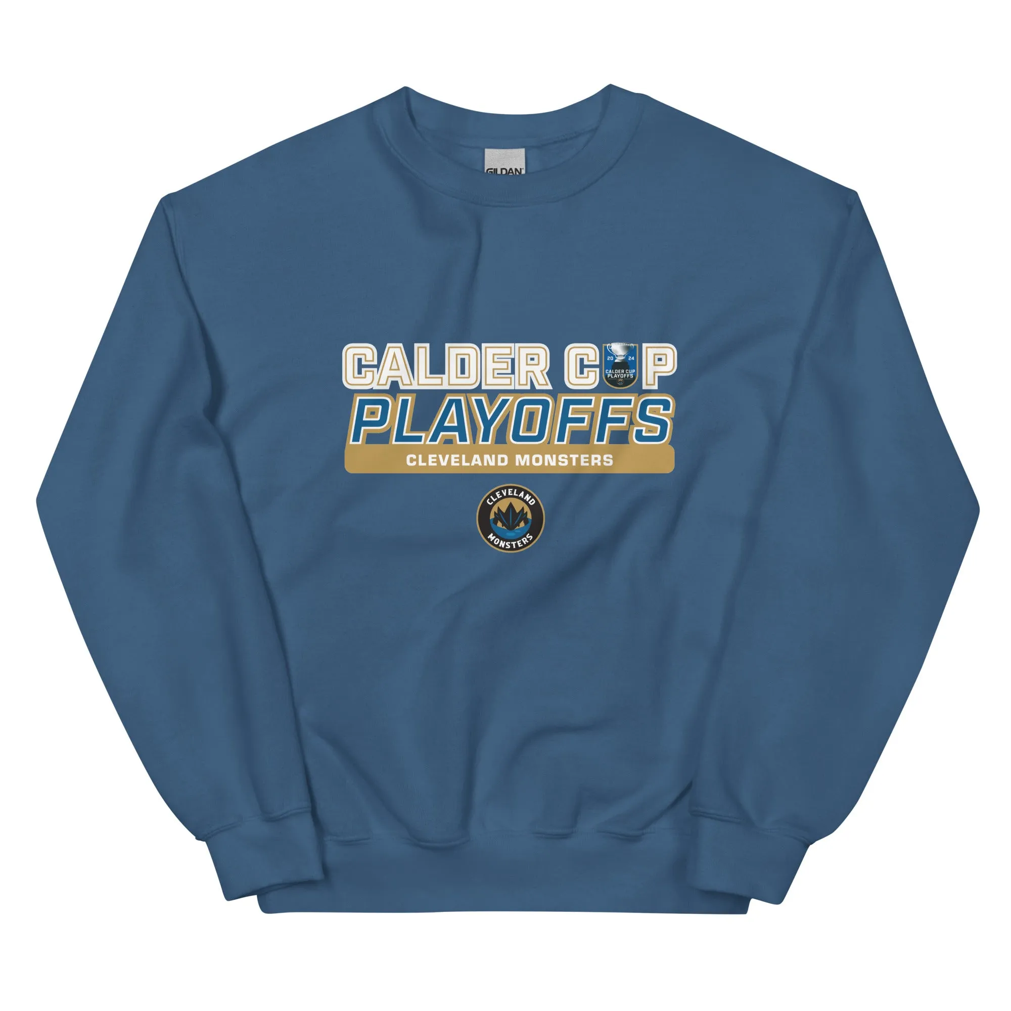 Cleveland Monsters 2024 Calder Cup Playoffs Adult Crewneck Sweatshirt
