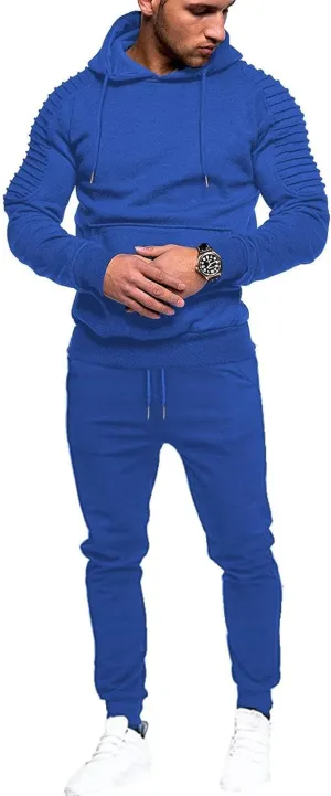 COOFANDY Men's Tracksuit 2 Piece Hoodie Sweatsuit Sets Casual Jogging Athletic Suits