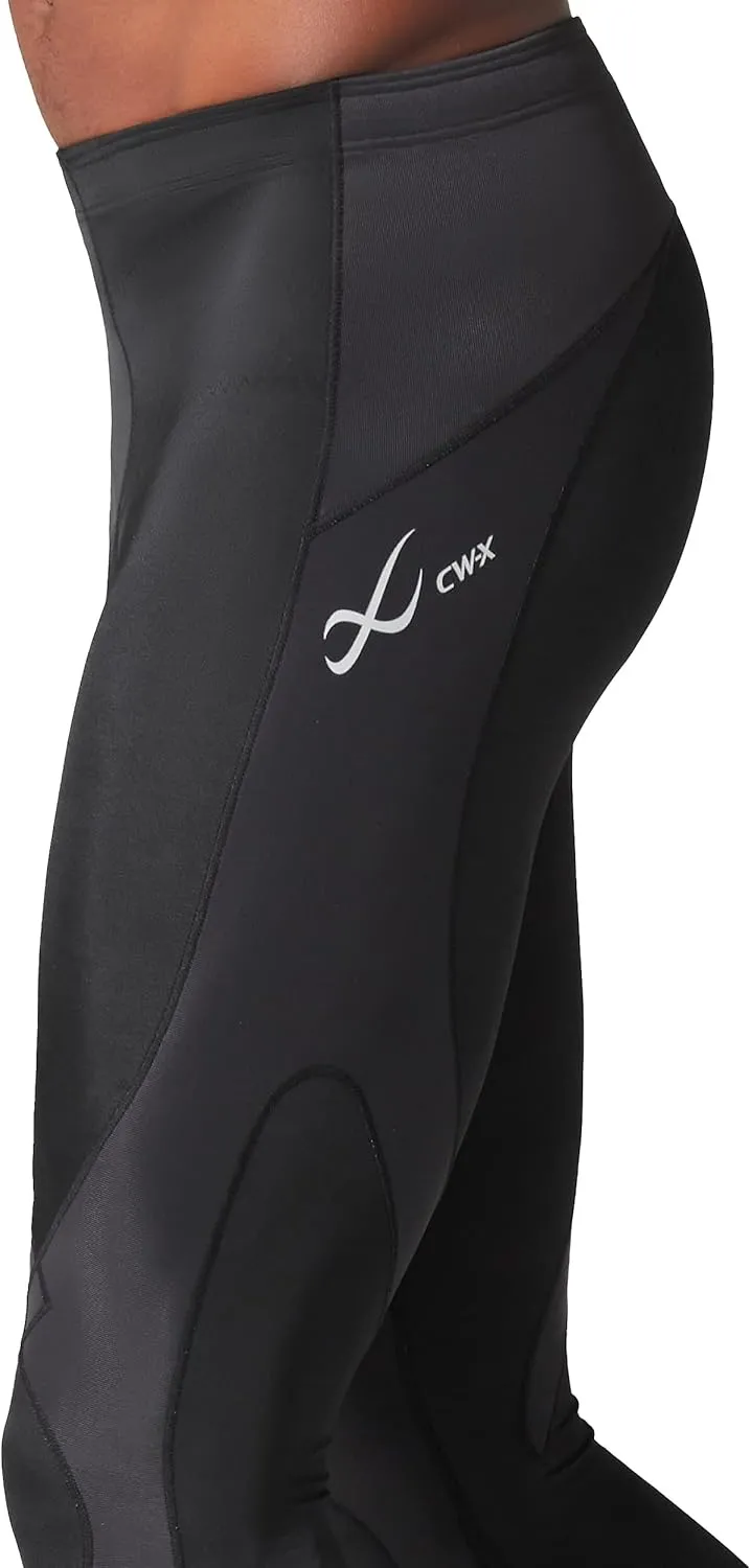 CW-X Men's Stabilyx Joint Support Compression Sports Tights, Pants for Running and Recovery