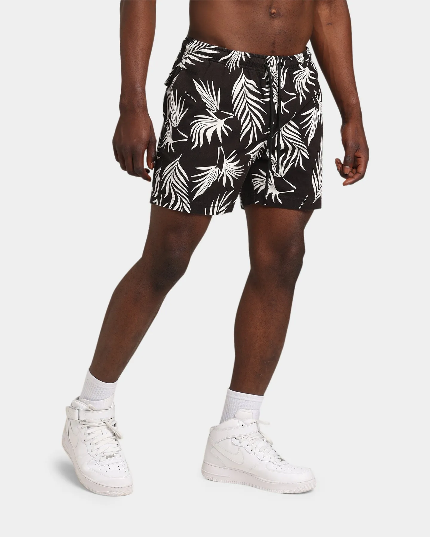 Dead Studios Tropics Party Shorts Black/White