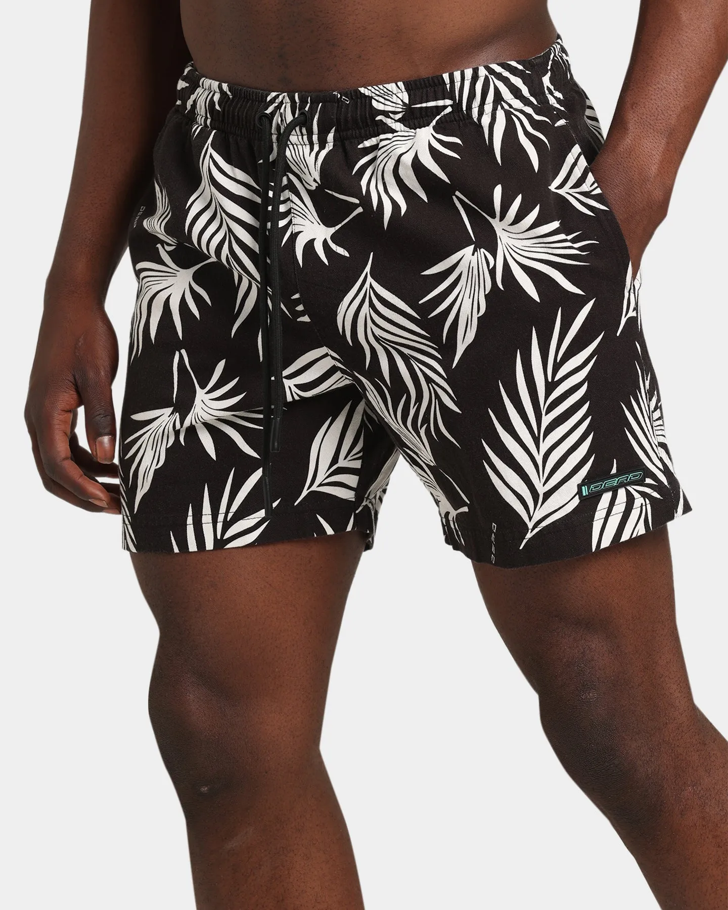 Dead Studios Tropics Party Shorts Black/White