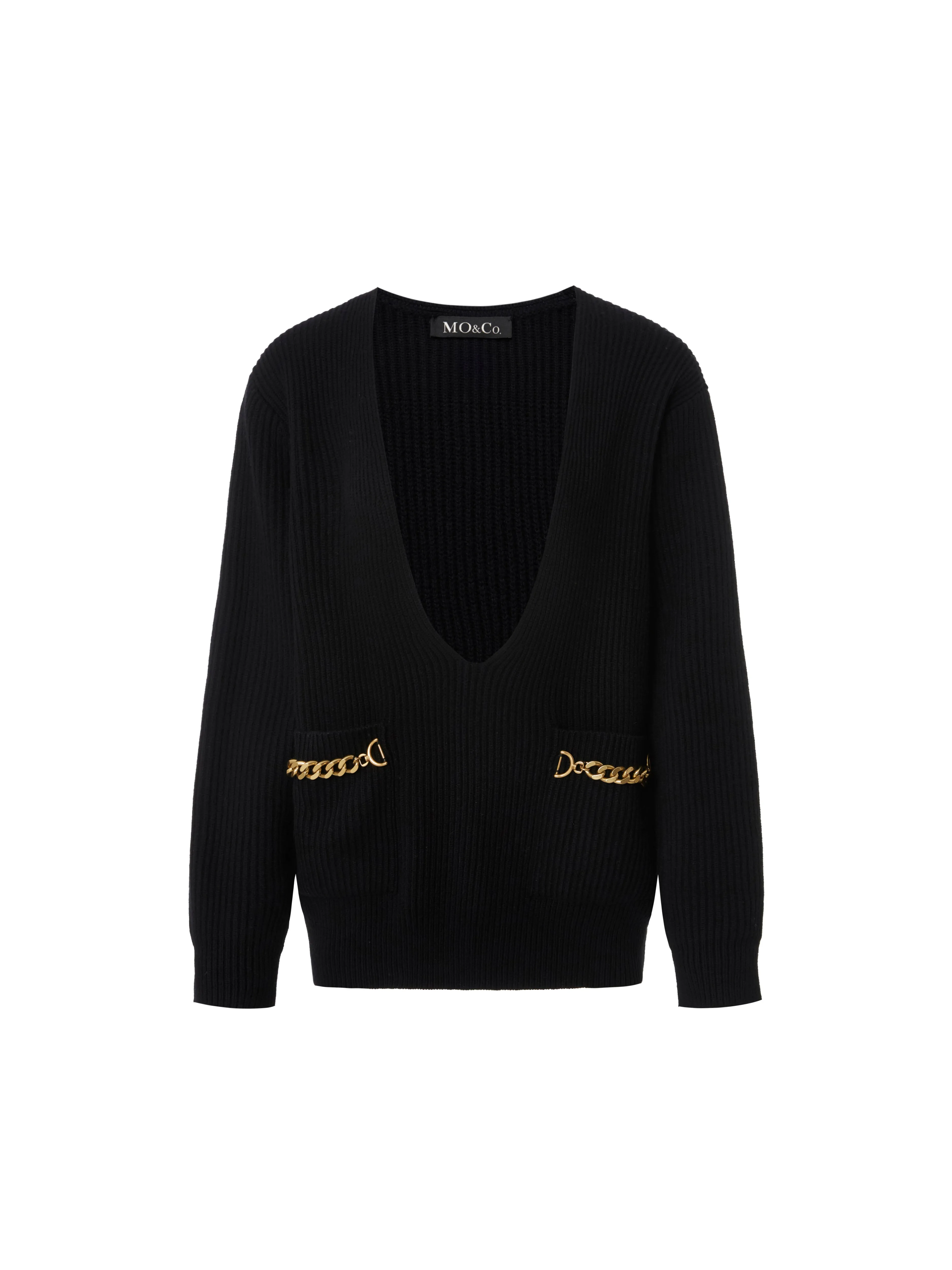 Deep V-neck Sweater