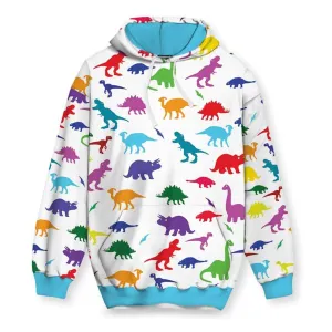Dino Print Hoodie