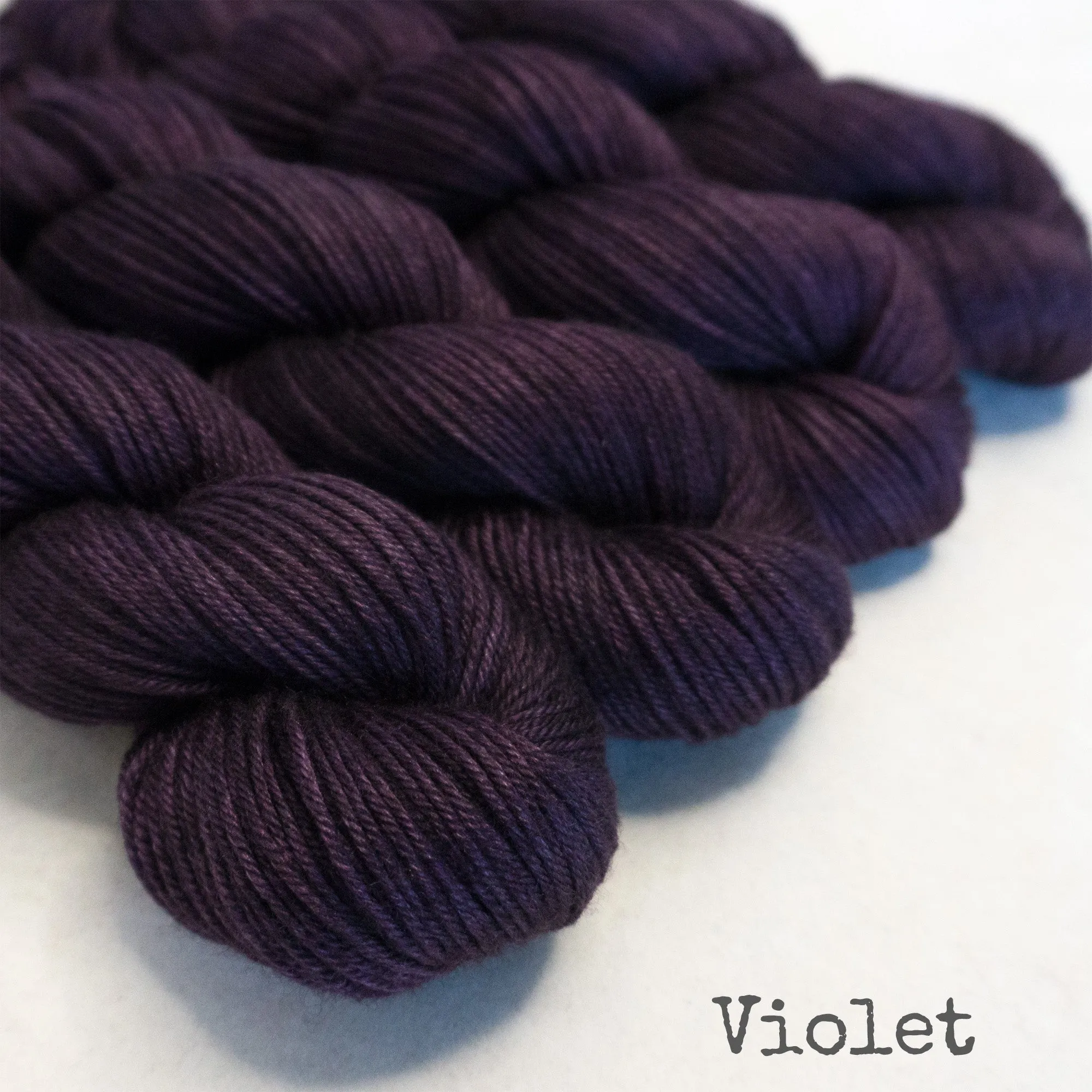 DK Yakity Yak Yarn - Violet Semi Solid