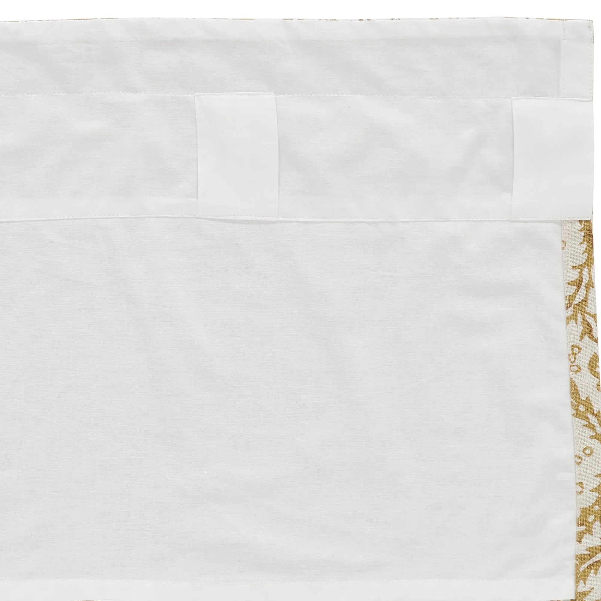 Dorset Gold Floral Panel Curtain 96"x50" VHC Brands