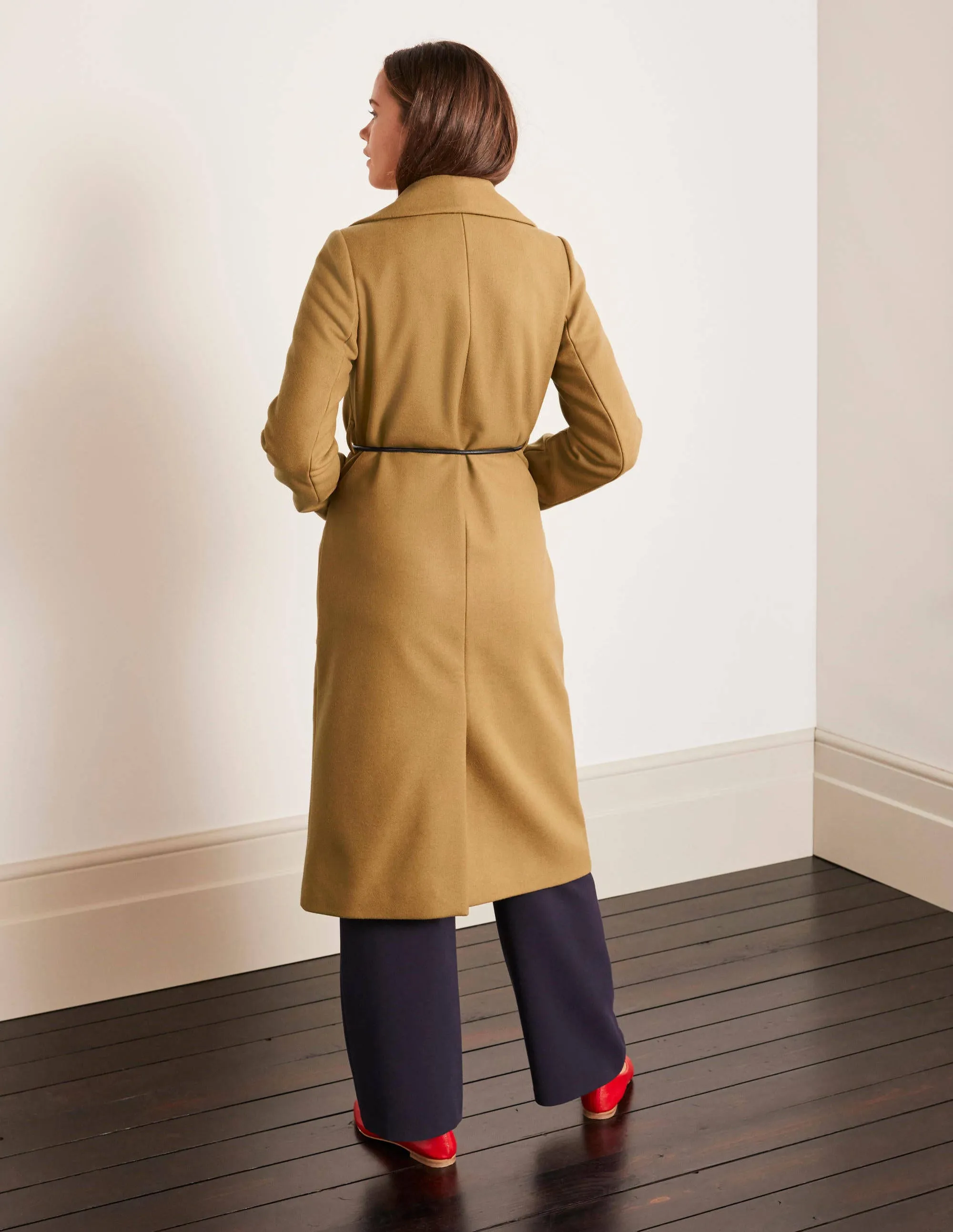 Edale Belted Coat-Camel