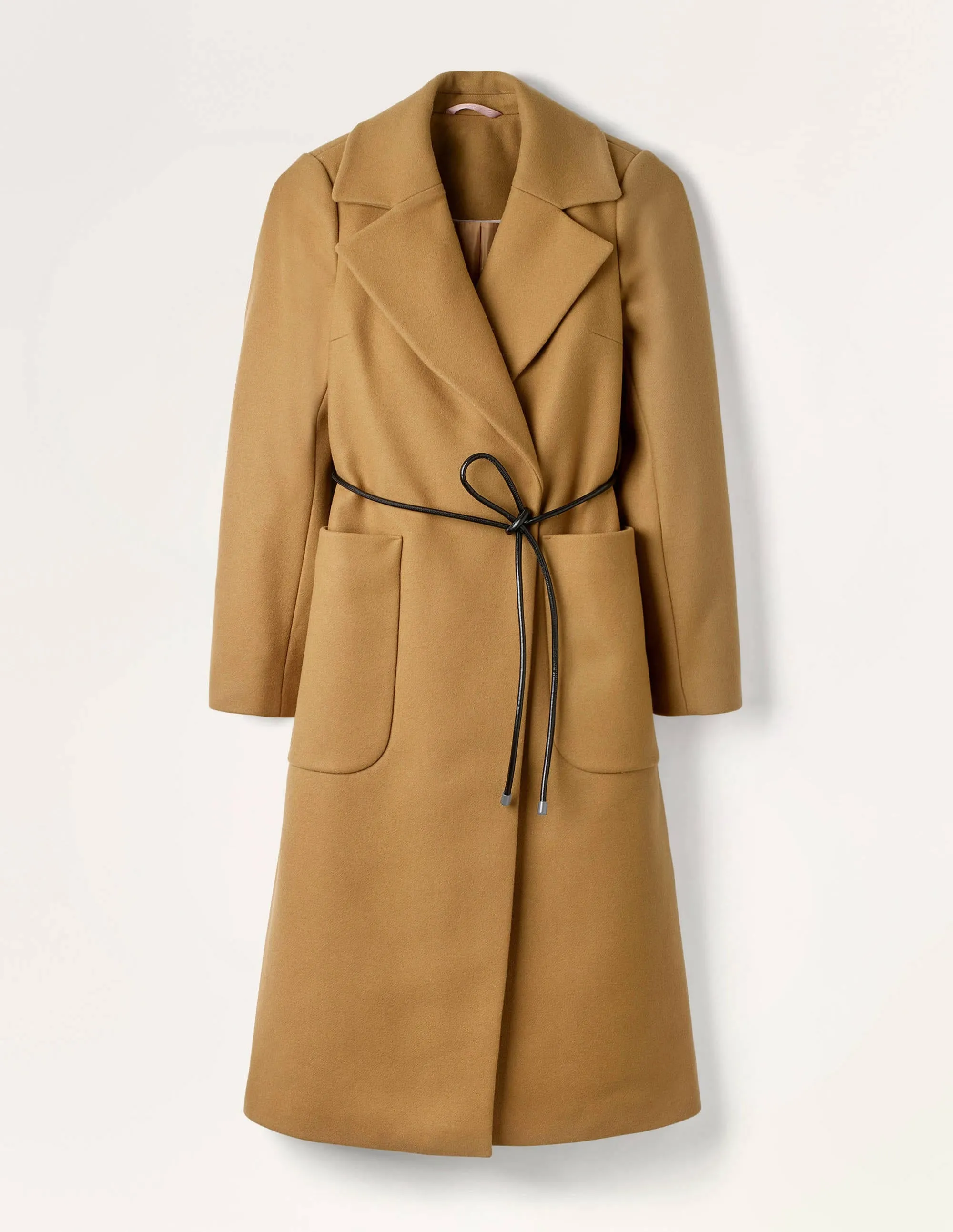 Edale Belted Coat-Camel