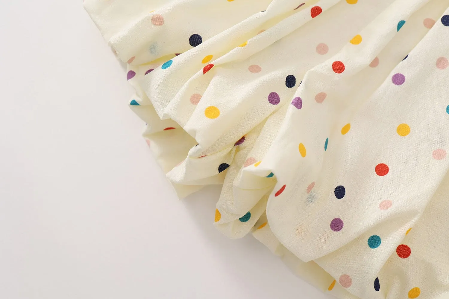 Embroidered Tulip Rainbow Dot Summer Set