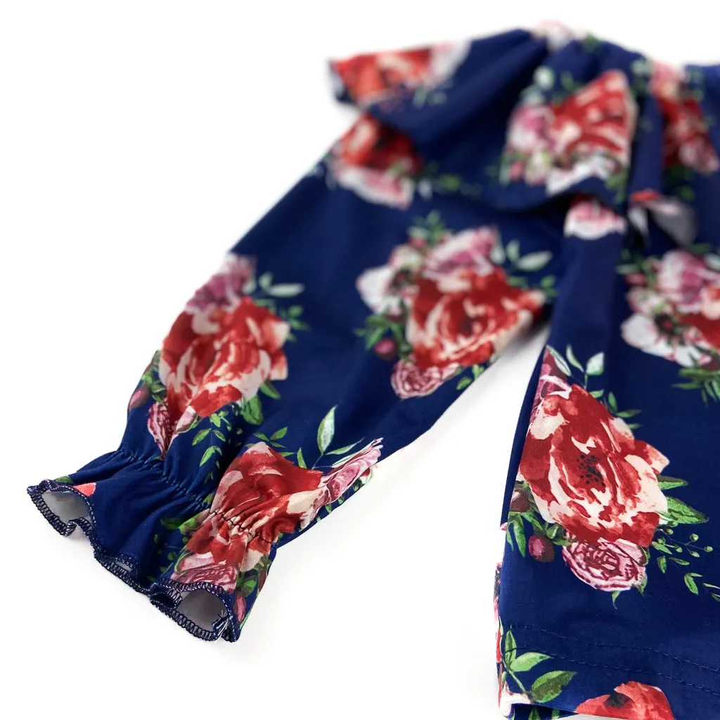 Floral & Polka Dot Bell Outfit