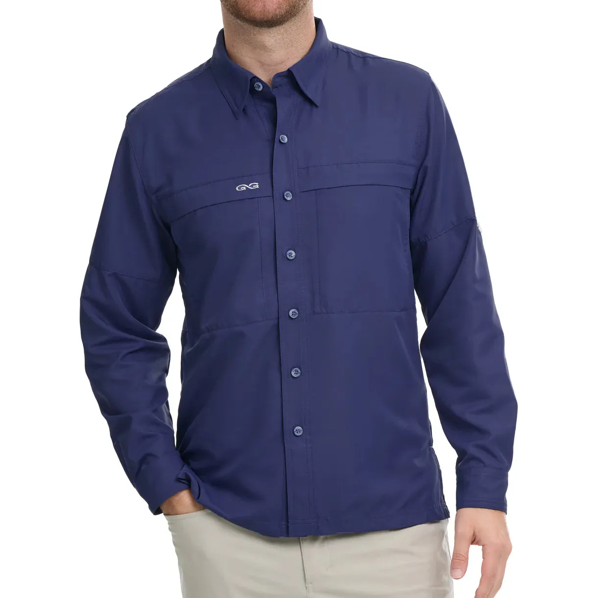 GameGuard Long Sleeve Button Up Men's Shirt