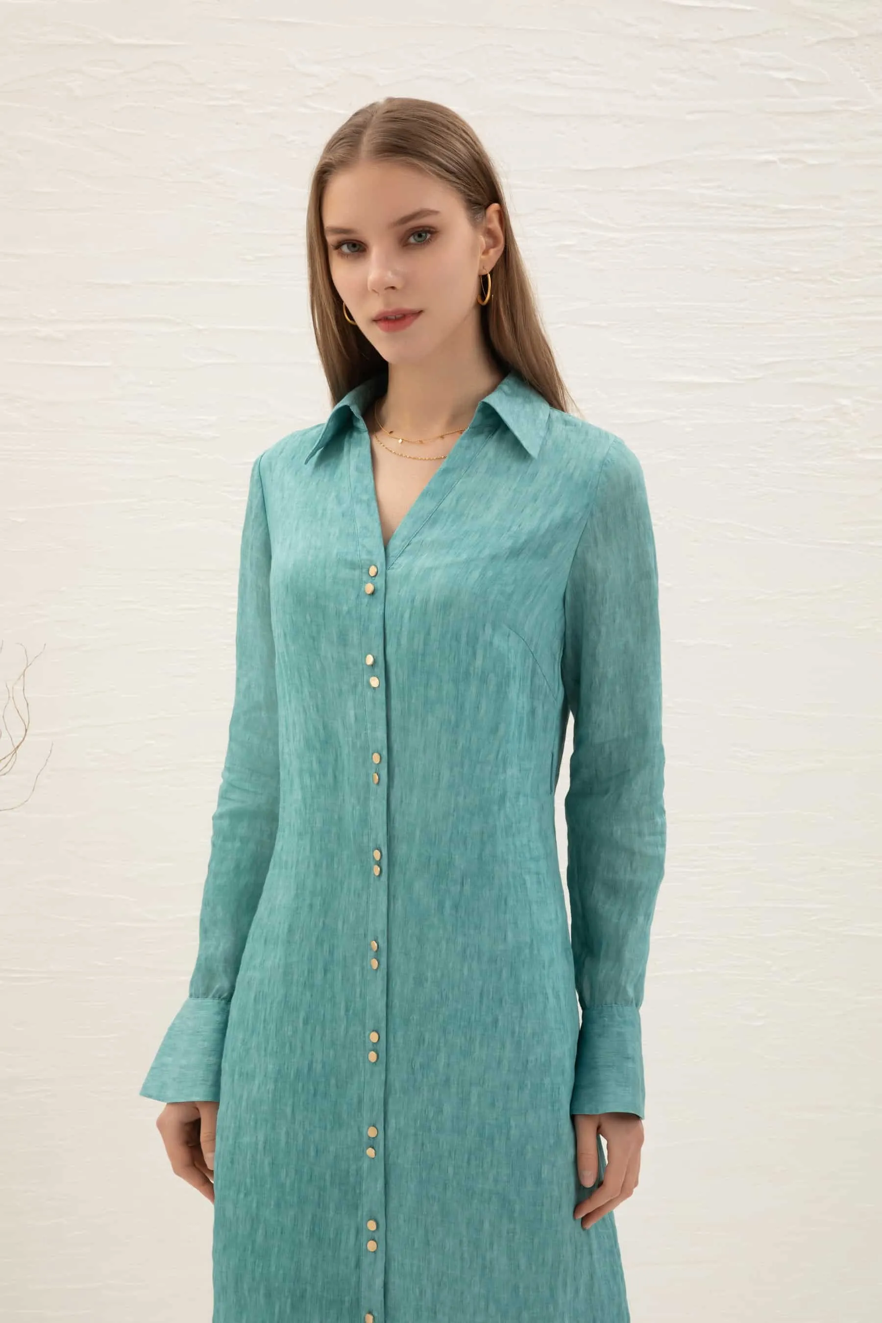 GDS Scarlette Belted Dress | Nile Blue