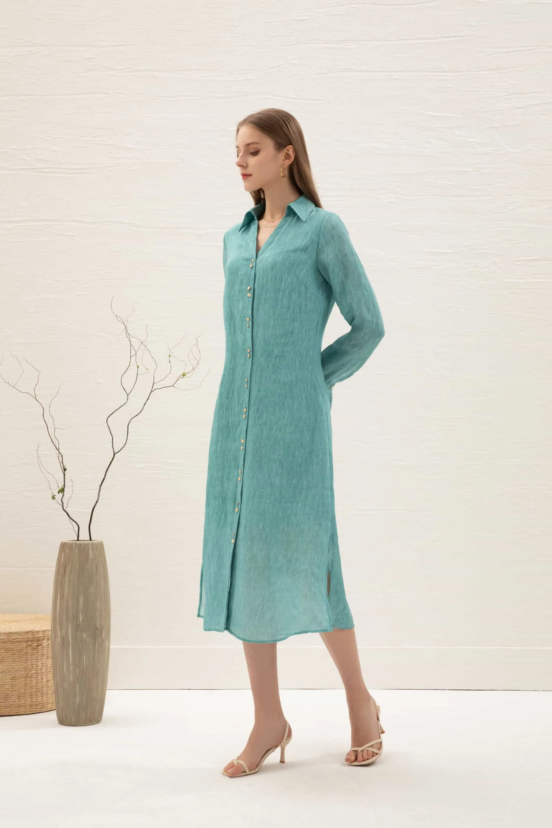 GDS Scarlette Belted Dress | Nile Blue
