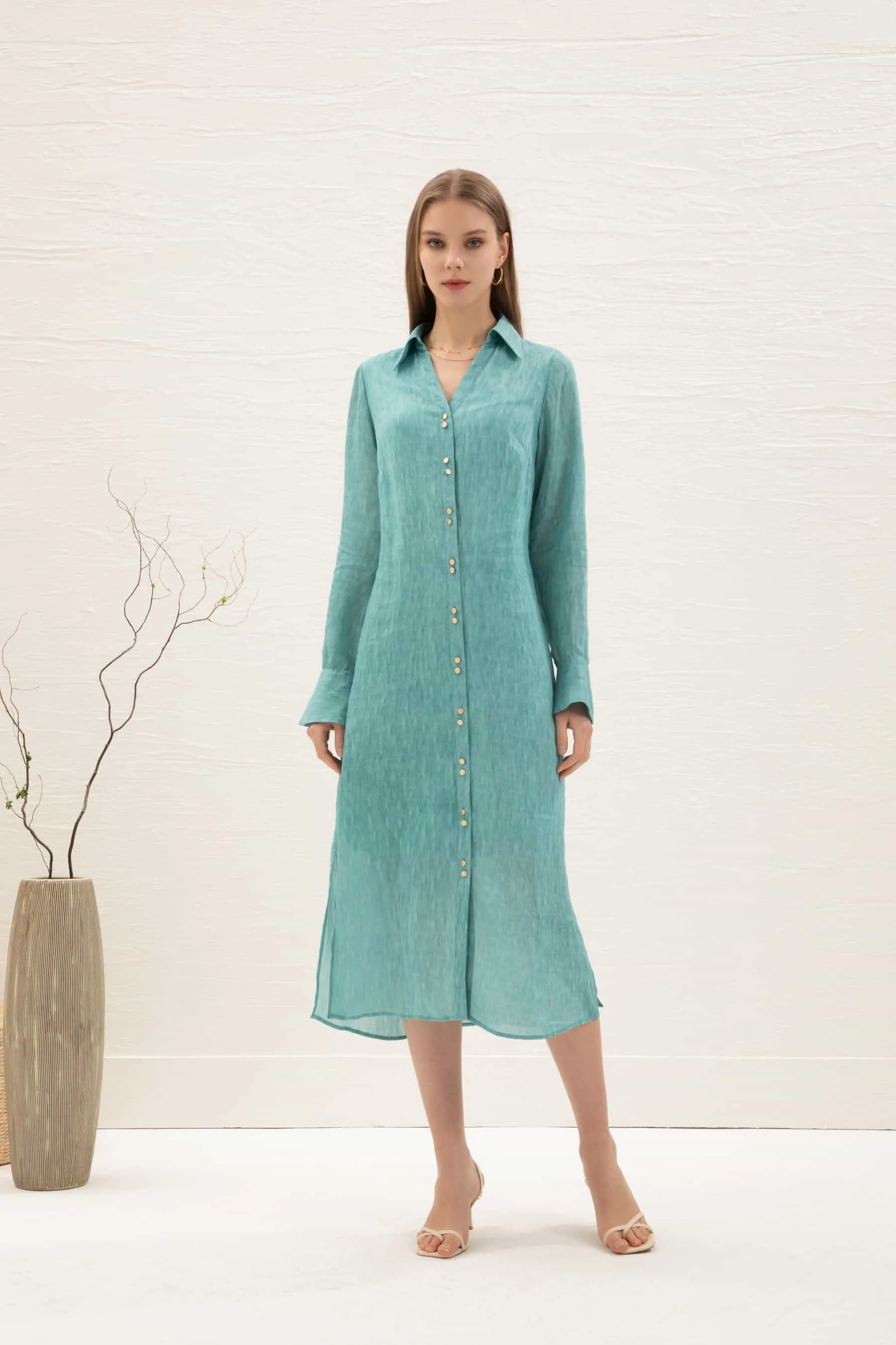 GDS Scarlette Belted Dress | Nile Blue
