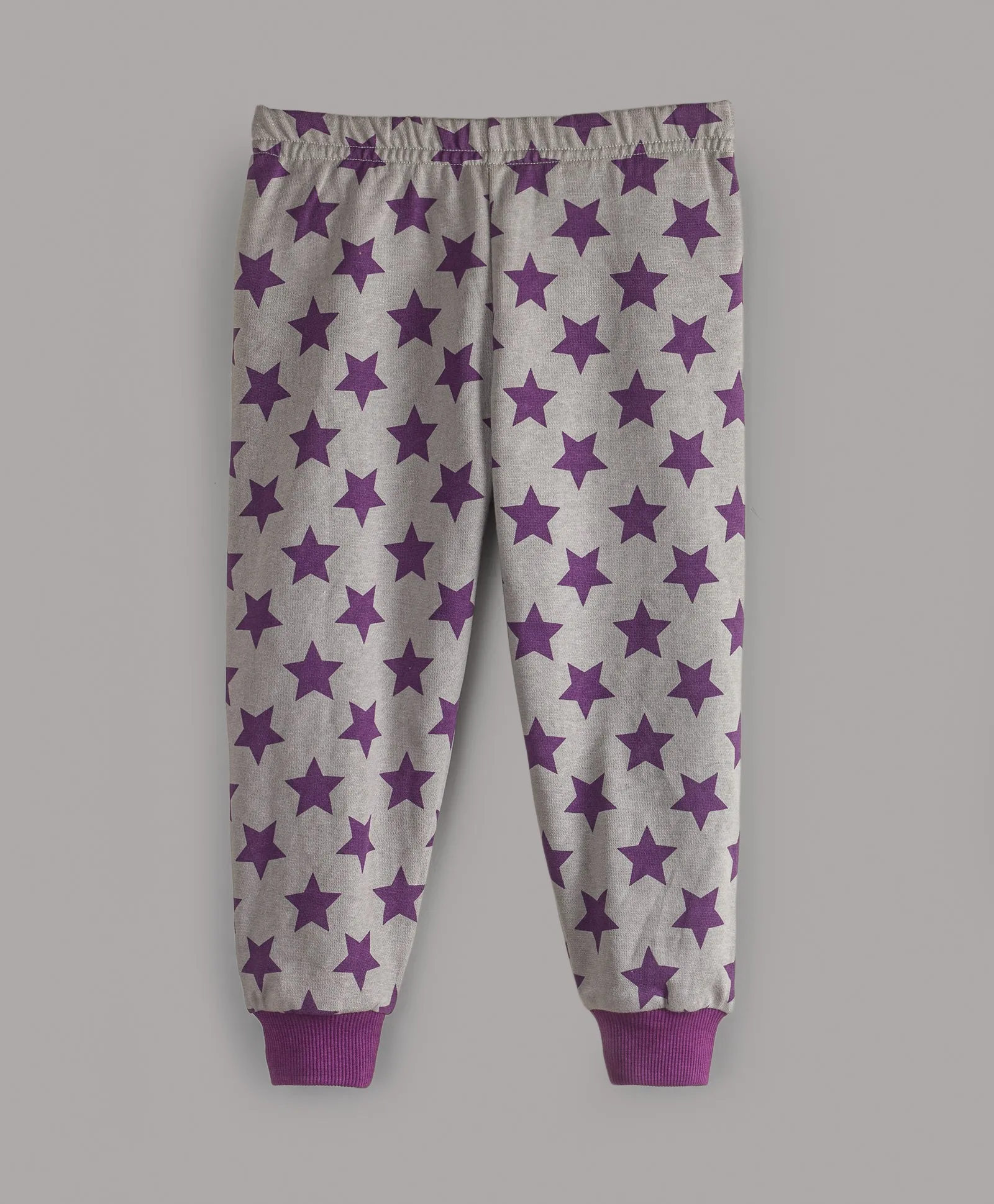 GREY PURPLE ALL OVER STAR PRINT TRACKSUIT