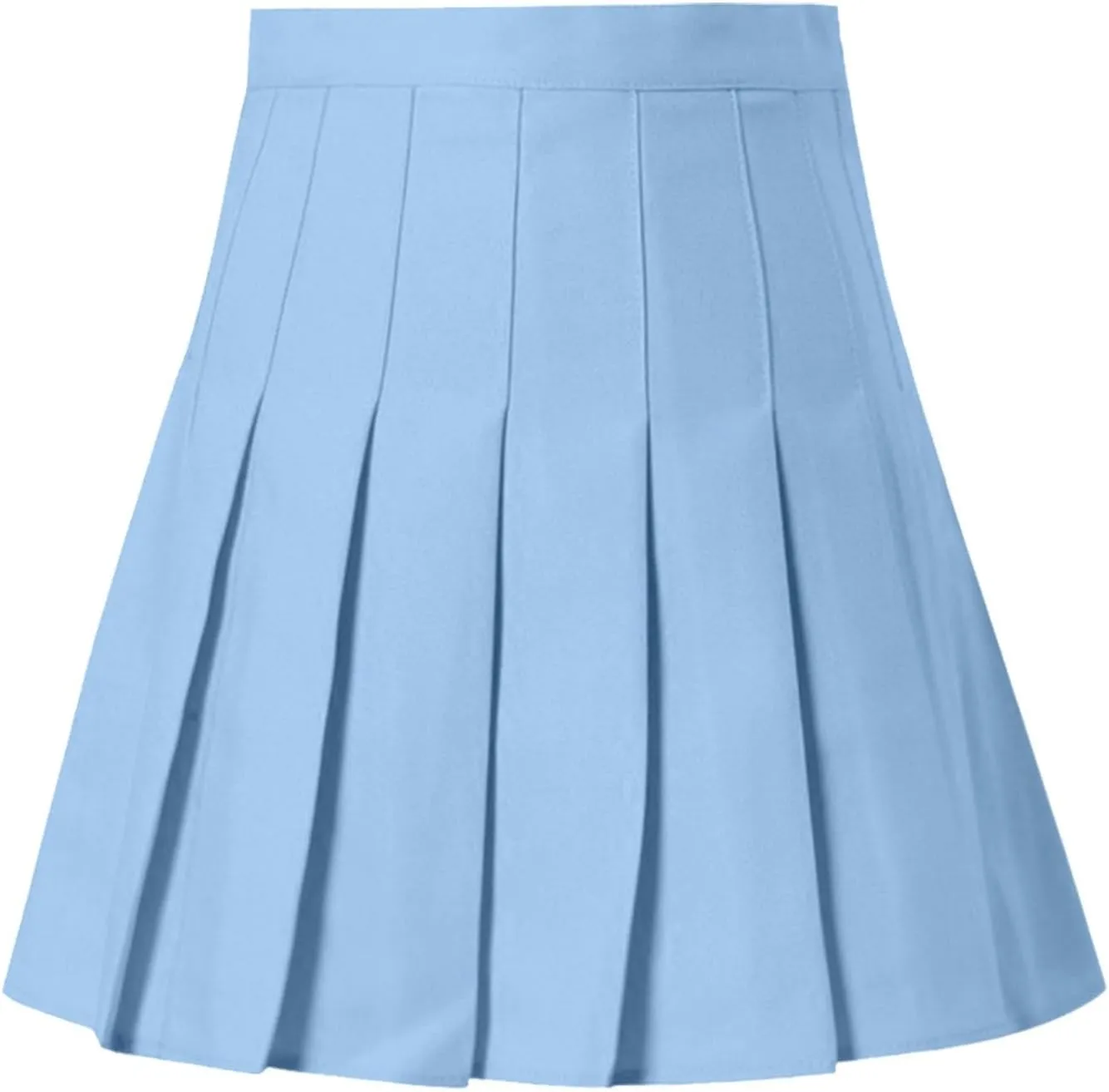 High Waisted Mini Skirts for Women Anti-Slip Lining A-Line Casual Skirt with Elastic Waist and Flowy Chiffon Fabric