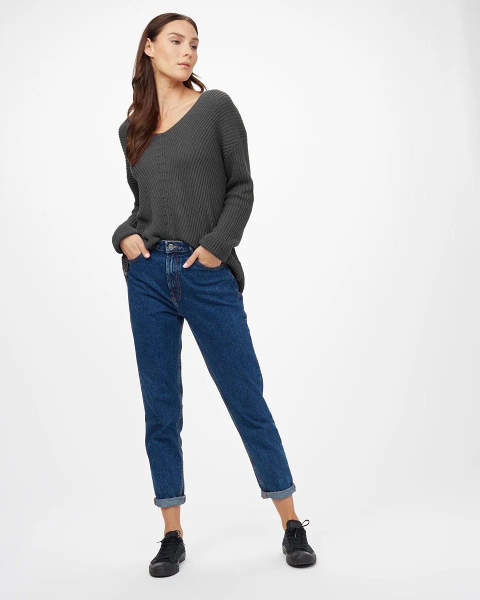 Highline Cotton V-Neck Sweater