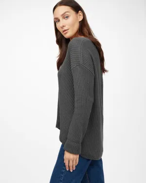 Highline Cotton V-Neck Sweater