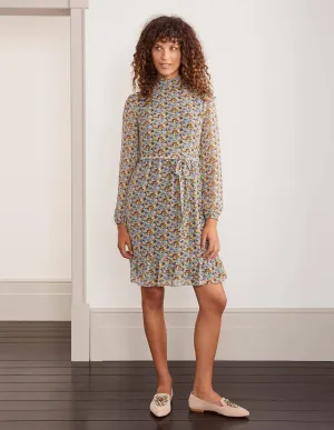 Lottie Belted Dress-Apple Mint, Pressed Bloom
