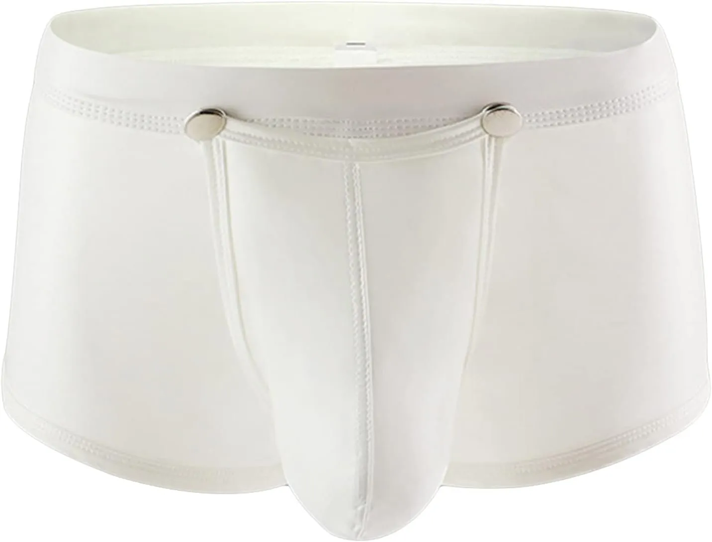 Men's Shiny Metallic Boxer Shorts Low Rise Sexy Briefs Bulge Pouch Trunks Imtation Patent Leather Underwear