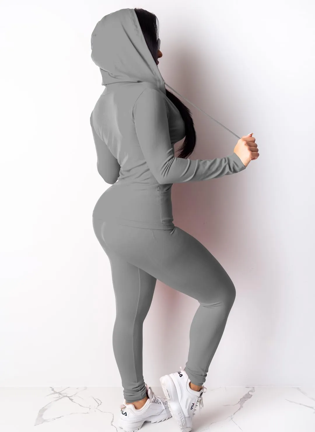 Mrskoala Two Piece Outfits for Women Jogger Sets Workout Sweat Suits Tracksuit Pants Set