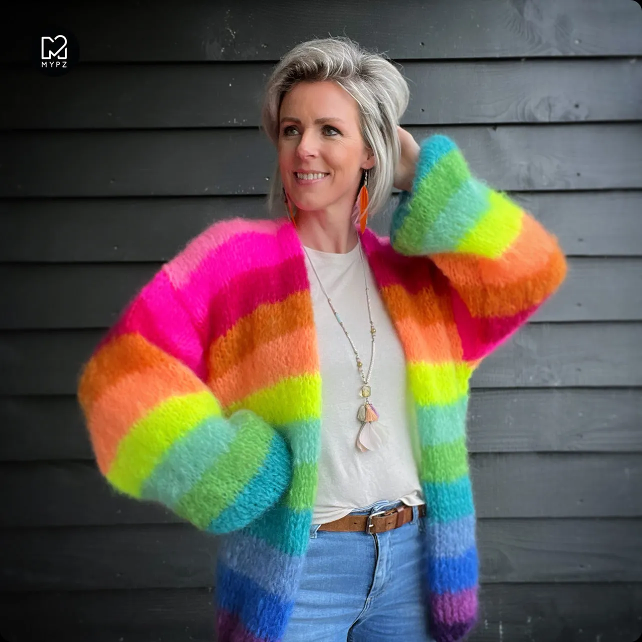 MYPZ Light Mohair Cardigan Bowie