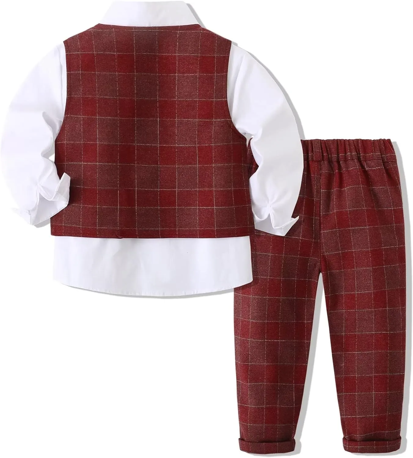 PureMilk Baby Toddler Boy Formal Gentleman Tuxedo Outfits Sets 1-5 Years