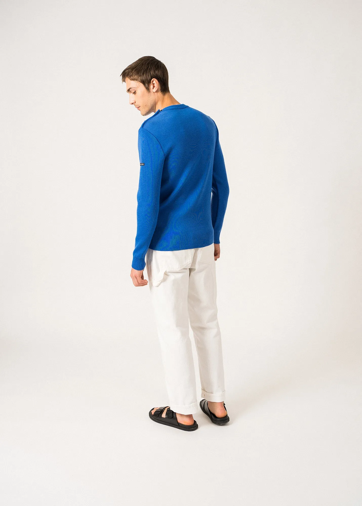Rochefort sailor jumper - slim fit, in merino wool (MER)