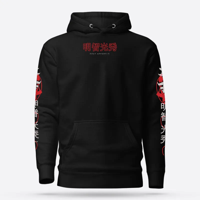 Shinobi Streetwear Pullover Black Graphic Hoodie Premium