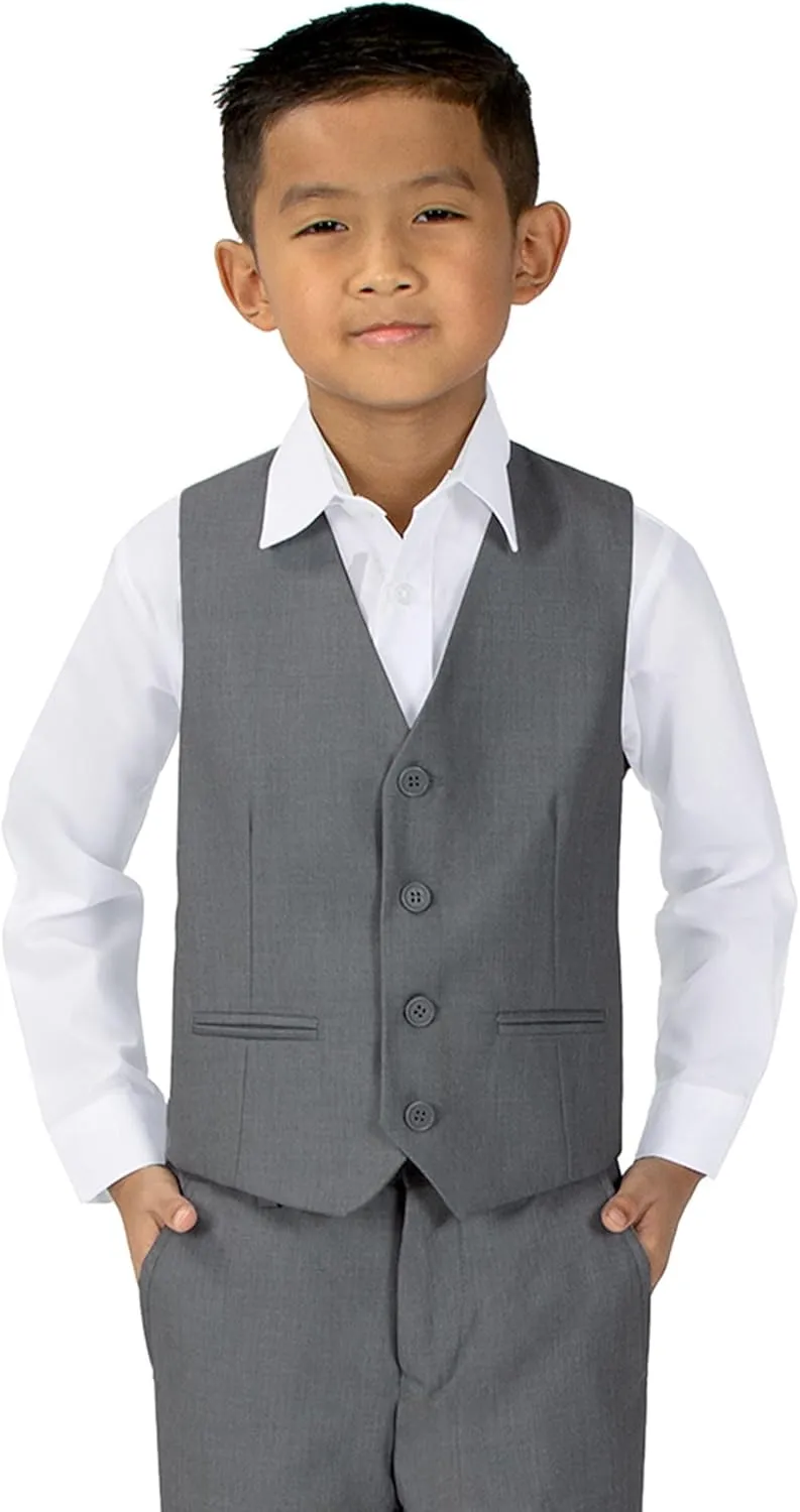 Spring Notion Big Boys' Four Buttons Suit Vest Waistcoat