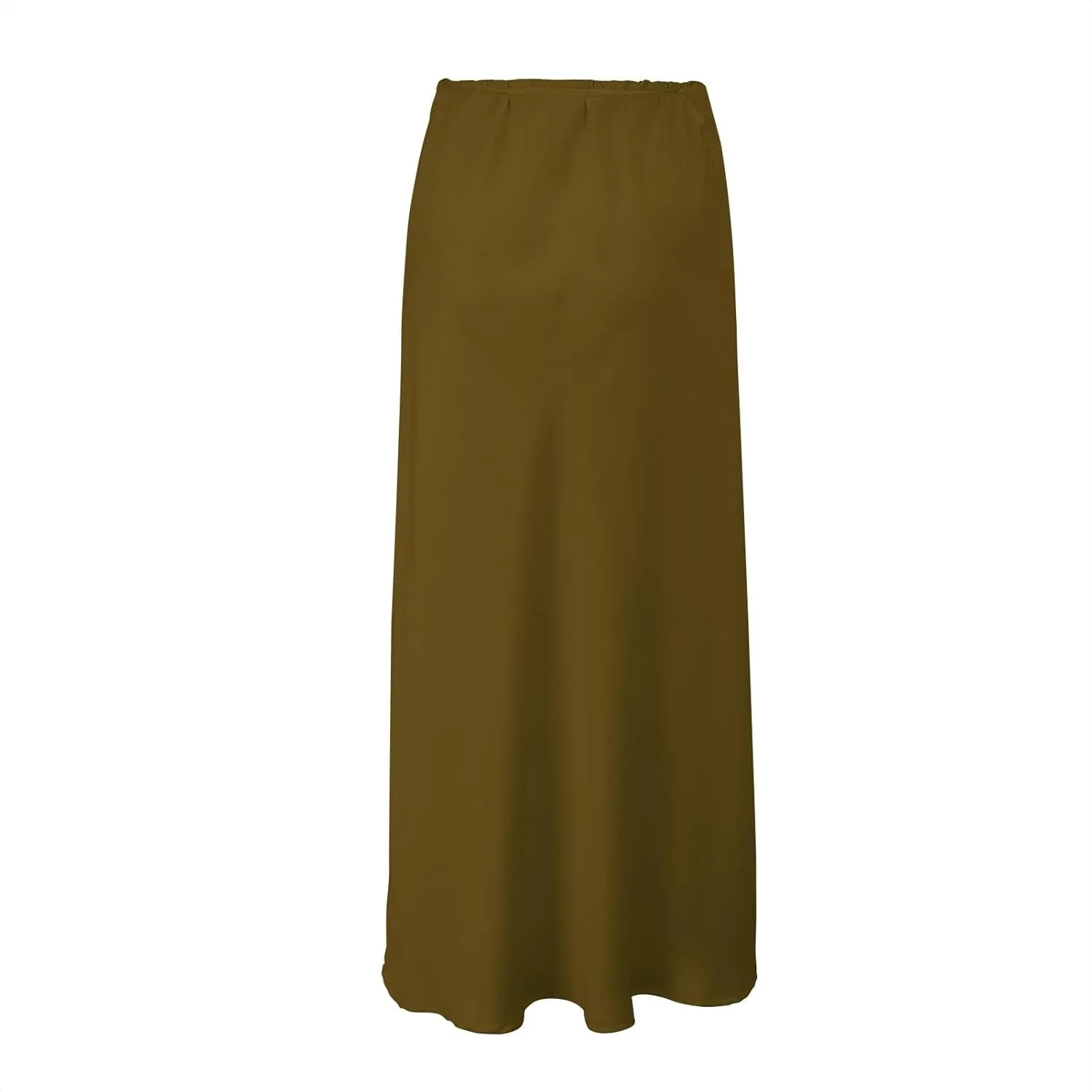 Spring Summer Skirts Satin Skirt High Waisted Maxi Wedding A Line Long Skirts Women's Short Skirt