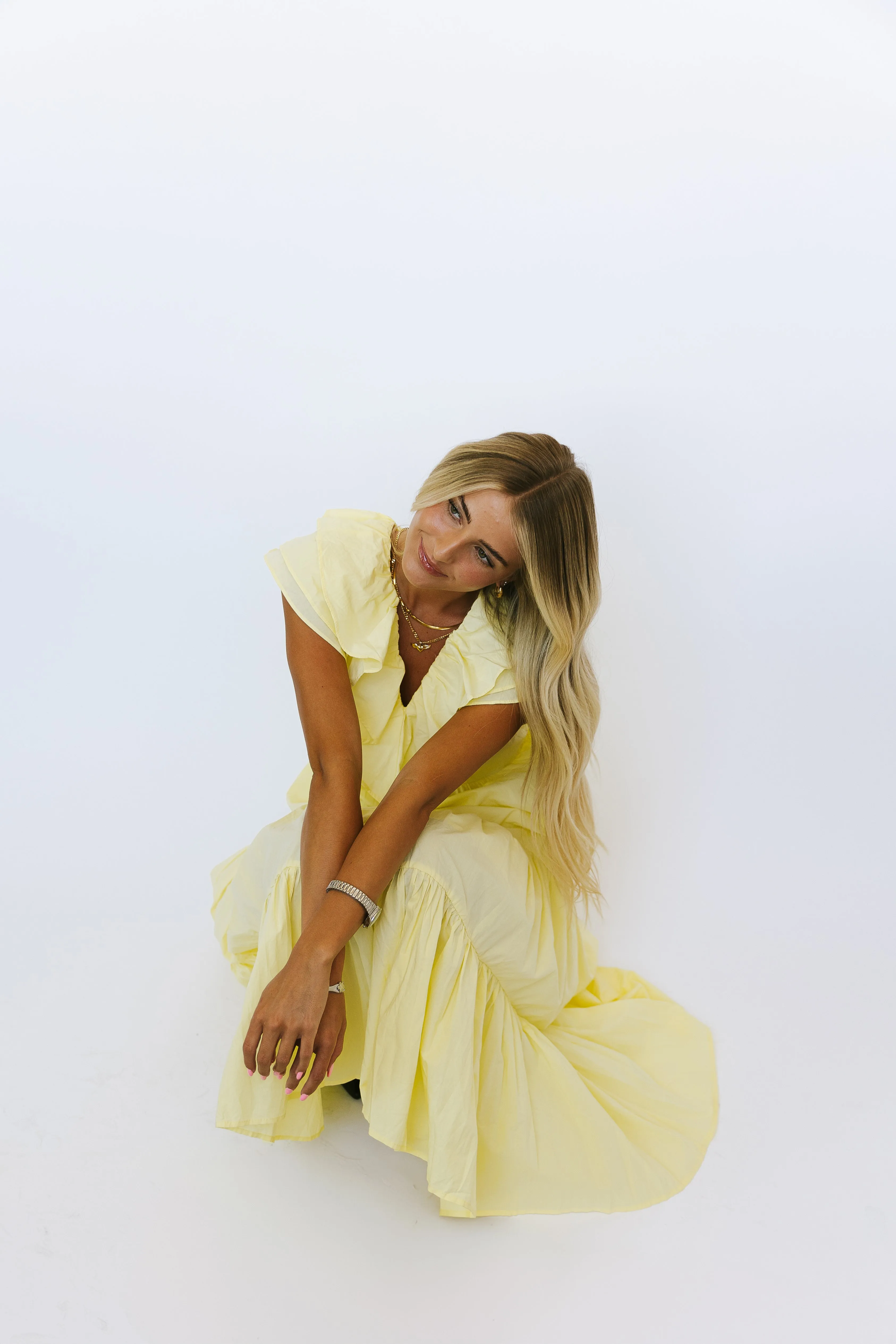 Sunday Sunlit Ruffles Dress