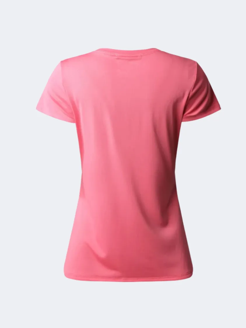 The North Face Reaxion Amp Crew Women Hiking T-Shirt Cosmo Pink