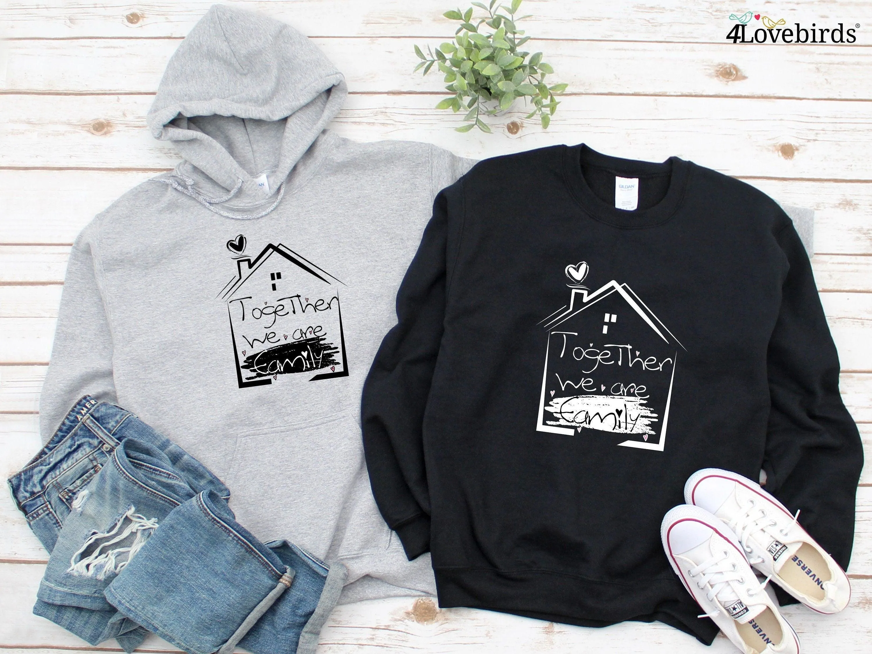 Together We Are A Family Hoodie, Family Matching Sweatshirt, Family Reunion Long Sleeve Shirt, Matching Family Shirt, Gifts For Family
