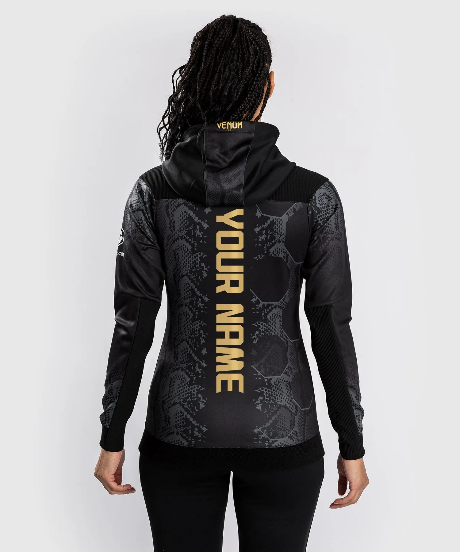 UFC Adrenaline by Venum Personalized Authentic Fight Night  Womens Walkout Hoodie - Champion