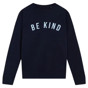 Unisex Navy & Baby Blue BE KIND Unisex Sweatshirt for Vetlife Charity