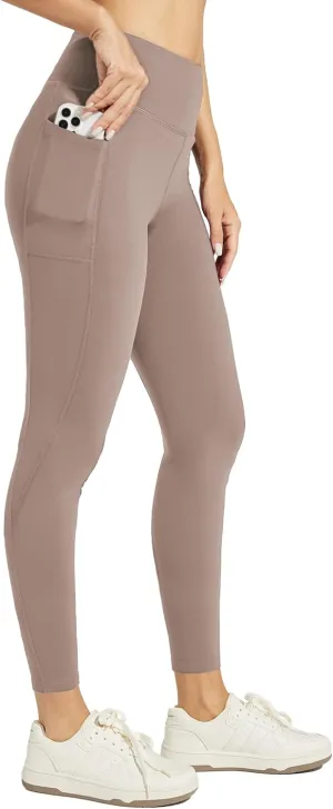 Willit Women's Fleece Lined Leggings High Waisted Winter Thermal Yoga Running Pants with Pockets