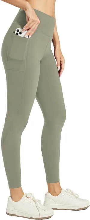 Willit Women's Fleece Lined Leggings High Waisted Winter Thermal Yoga Running Pants with Pockets