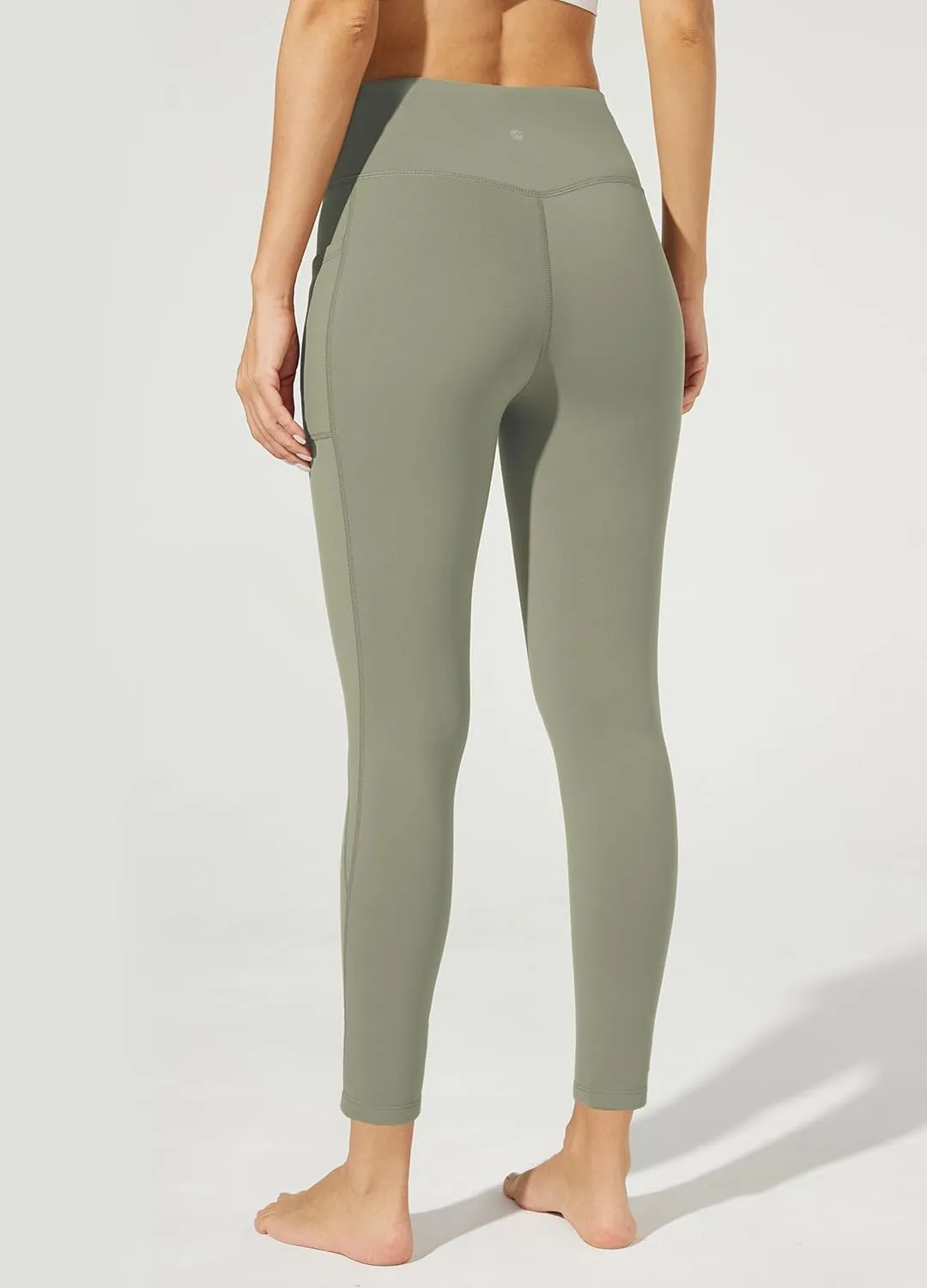 Willit Women's Fleece Lined Leggings High Waisted Winter Thermal Yoga Running Pants with Pockets