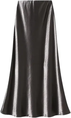 Women Bodycon Long Skirts A-Line Solid Color Skirts Office Lady Evening Party Fishtail Skirt